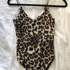 Cheetah body suit- size small, GAZE